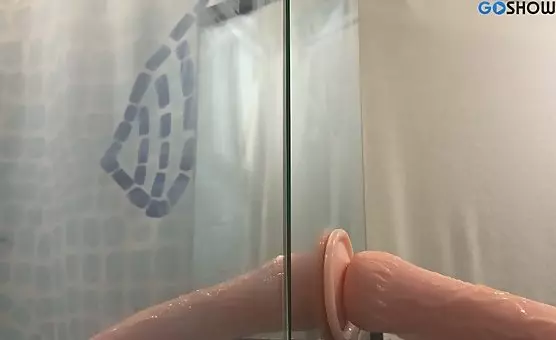 Wet Shower Dildo Oral Blowjob Sessions