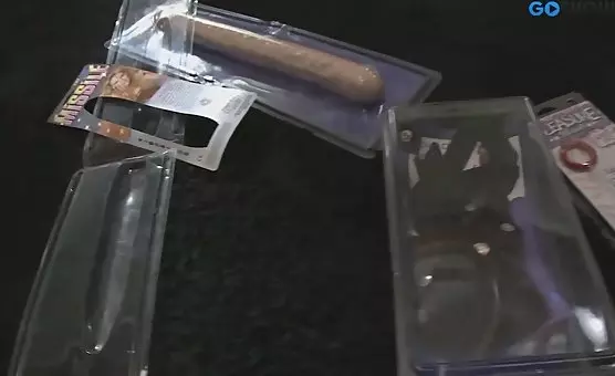 Dildo and Cock Fucks Pussy A Brunette Couple Enjoying Wild Sex