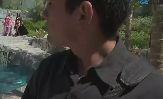 Blonde and Brunette Threesome Delight