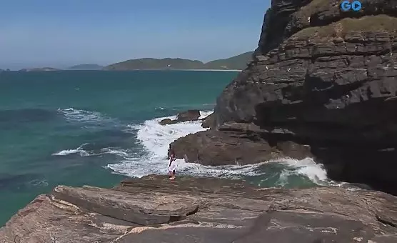 Interracial Threesome Outdoor Delights